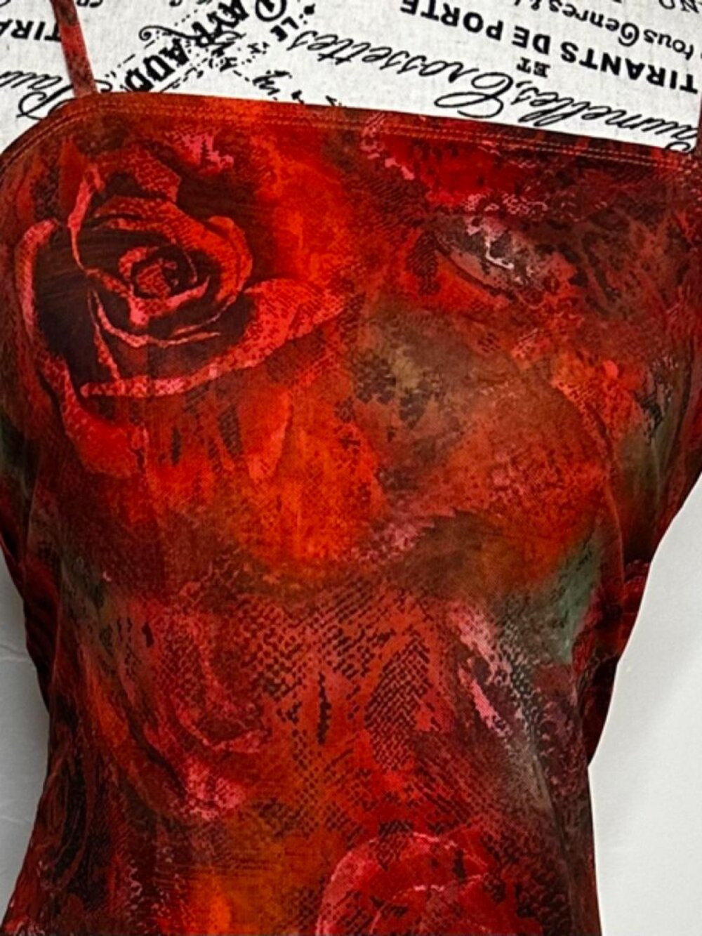SHEIN Women's Rose Print Dress